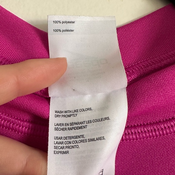 Speedo Girls Pink UV Protection Water Short Sleeve Tee Size Medium (10) EUC - Picture 6 of 6